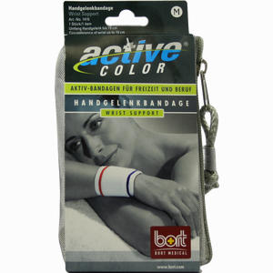 Bort Activecolor Handgelenkbandage Weiß Medium  1 Stück - ab 8,46 €