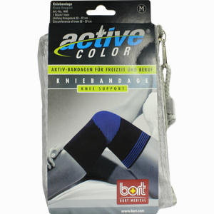 Bort Activecolor Kniebandage Schwarz Medium  1 Stück - ab 9,65 €