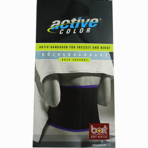 Bort Activecolor Rueckenbandage Schwarz Large  1 Stück - ab 25,52 €