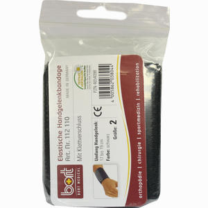 Bort Handgelenkbandage Schwarz Gr.2  1 Stück - ab 6,31 €