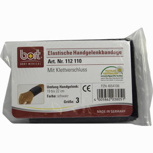 Bort Handgelenkbandage Schwarz Gr.3  1 Stück - ab 6,31 €