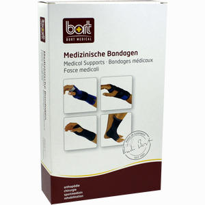 Bort Handgelenkstütze Alu Blau Links Medium 1 Stück - ab 0,00 &euro;