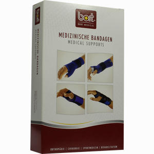 Bort Handgelenkstütze Alu Blau Links X Small 1 Stück - ab 0,00 &euro;