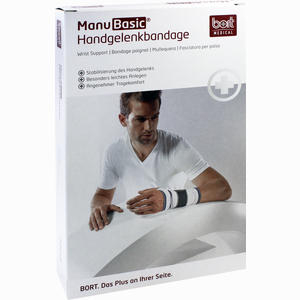 Bort Manubasic Silber Medium Links Bandage 1 Stück - ab 37,08 €