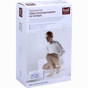 Bort Silikon Fersenspornpolster mit Softspot Small 2 Stück - ab 14,95 €