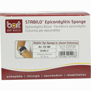 Bort Stabilo Epicondylitis- Spange Grau Größe 2 Bandage 1 Stück - ab 24,82 &euro;