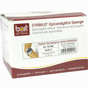 Bort Stabilo Epicondylitis- Spange Grau Größe 5 Bandage 1 Stück - ab 24,87 &euro;