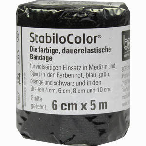 Bort Stabilocolor Schwarz 6cm Bandage 1 Stück - ab 4,72 €