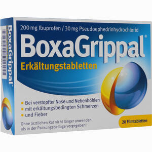 Boxagrippal Erkältungstabletten 200mg/30mg Filmtabletten 20 Stück - ab 7,56 €