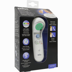 Braun No Touch + Touch Stirnthermometer 1 Stück - ab 33,43 €