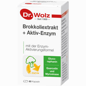 Brokkoliextrakt + Aktiv- Enzym Dr. Wolz Kapseln 60 Stück - ab 23,65 &euro;