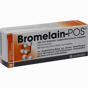 Bromelain Pos Tabletten 30 Stück - ab 13,03 €