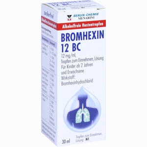 Bromhexin 12 Bc Tropfen  30 ml - ab 2,91 €