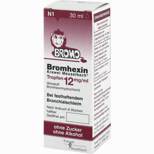 Bromhexin Krewel Meuselbach Tropfen 12mg/ml  30 ml - ab 0,00 €
