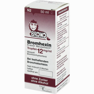 Bromhexin Krewel Meuselbach Tropfen 12mg/ml  50 ml - ab 0,00 &euro;