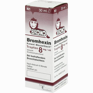 Bromhexin Krewel Meuselbach Tropfen 8mg/ml  30 ml - ab 0,00 &euro;