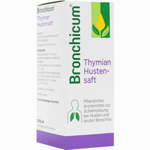Bronchicum Thymian Hustensaft  200 ml - ab 10,09 €