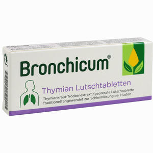 Bronchicum Thymian Lutschtabletten  20 Stück Bronchicum Thymian Lutschtabletten  20 Stück