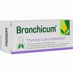 Bronchicum Thymian Lutschtabletten  50 Stück - ab 5,30 €