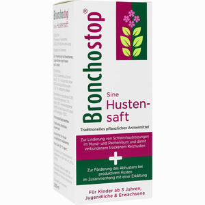 Bronchostop Sine Hustensaft Flüssigkeit 200 ml - ab 5,11 €