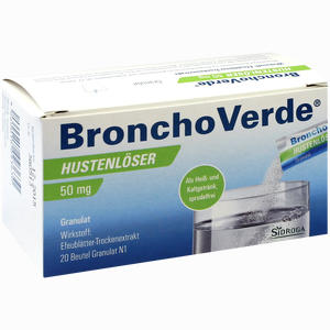 Bronchoverde Hustenlöser 50mg Granulat  20 Stück - ab 0,00 &euro;