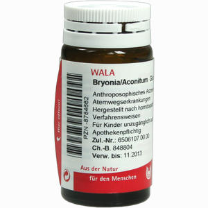 Bryonia/aconitum Globuli 20 g - ab 7,56 €