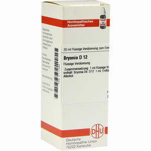 Bryonia D12 Dilution DHU-Arzneimittel GmbH & Co. KG 20 ml - ab 8,69 &euro;