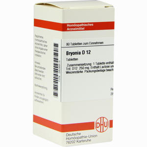 Bryonia D12 Tabletten 80 Stück - ab 7,57 €