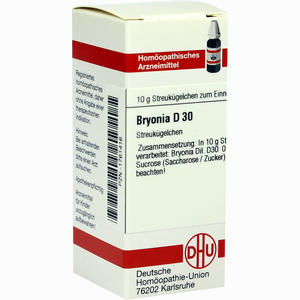 Bryonia D30 Globuli DHU-Arzneimittel GmbH & Co. KG 10 g - ab 7,22 €