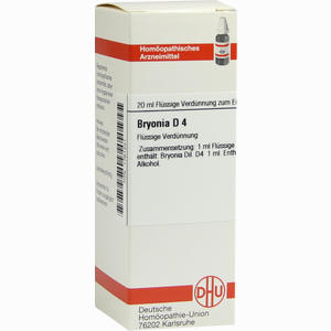 Bryonia D4 Dilution DHU-Arzneimittel GmbH & Co. KG 20 ml - ab 8,46 &euro;