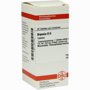 Bryonia D6 Tabletten 80 Stück - ab 8,01 €