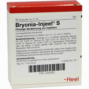 Bryonia Inj S Ampullen 10 Stück - ab 16,35 €