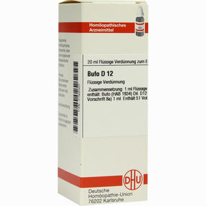 Bufo D12 Dilution 20 ml - ab 0,00 &euro;