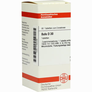 Bufo D30 Tabletten 80 Stück - ab 0,00 &euro;
