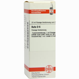 Bufo D6 Dilution 20 ml - ab 0,00 &euro;