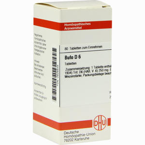 Bufo D6 Tabletten 80 Stück - ab 0,00 €