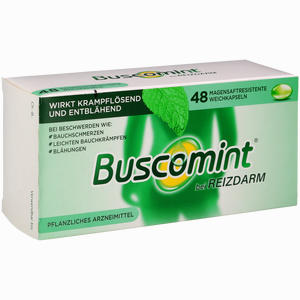 Buscomint bei Reizdarm 0.2ml Magensaftresistente Weichkapseln 48 Stück - ab 0,00 €