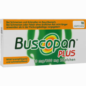 Buscopan Plus Suppositorien Pharma Gerke Arzneimittelvertriebs GmbH 10 Stück - ab 10,79 &euro;