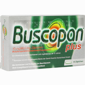 Buscopan Plus Suppositorien Zäpfchen kohlpharma GmbH 10 Stück - ab 13,78 €