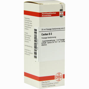 Cactus D3 Dilution 20 ml - ab 9,31 €