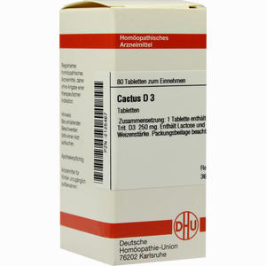 Cactus D3 Tabletten 80 Stück - ab 10,45 €