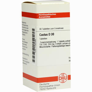 Cactus D30 Tabletten 80 Stück - ab 0,00 &euro;