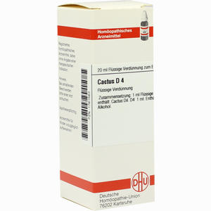 Cactus D4 Dilution DHU-Arzneimittel GmbH & Co. KG 20 ml - ab 9,60 &euro;