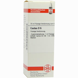 Cactus D6 Dilution 20 ml - ab 8,70 €
