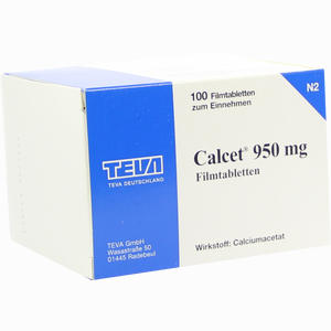 Calcet 950mg Filmtabletten  100 Stück - ab 8,59 €