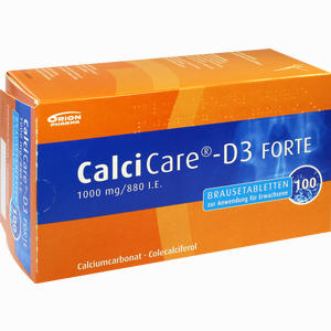 Calcicare- D3 Forte Brausetabletten 100 Stück - ab 36,70 €