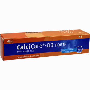 Calcicare- D3 Forte Brausetabletten 20 Stück - ab 8,02 €