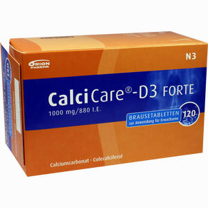 Calcicare- D3 Forte Brausetabletten  120 Stück - ab 47,86 €