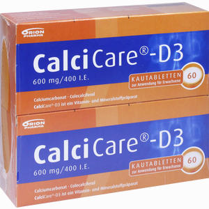 Calcicare- D3 Kautabletten  120 Stück - ab 0,00 €