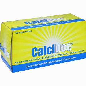 Calcidoc Kautabletten 120 Stück - ab 17,41 €